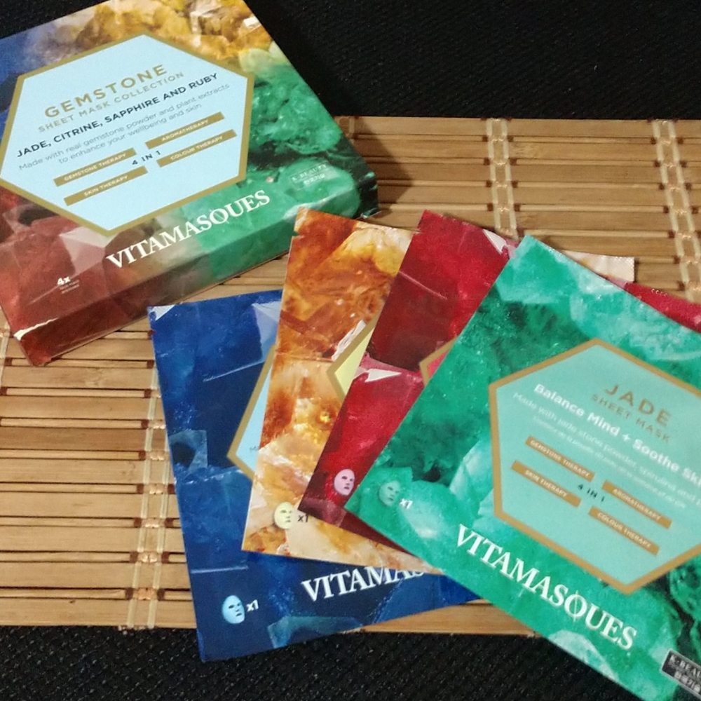 Vitamasques Gemstone Sheet Mask Collection
